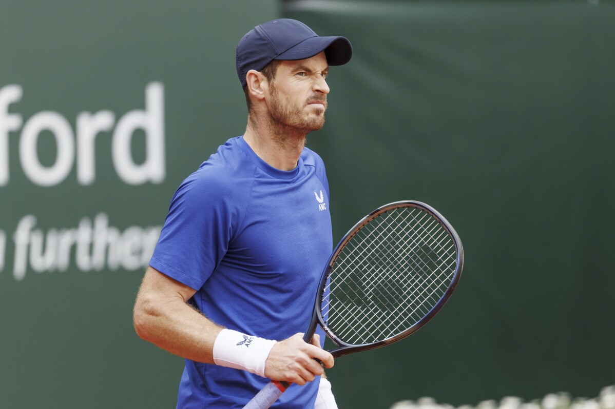 กับ Djokovic รอคอยผู้ชนะ, Murray ด้อย Hanfmann ที่ Geneva Open ที่ถูกจอดเพลิงด้วยฝน